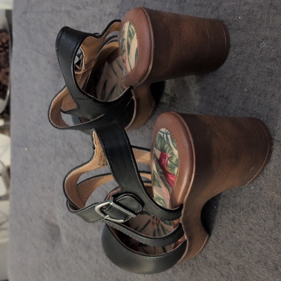 BOC platform slingback mary Jane mules worn once size 8 - Picture 5 of 8